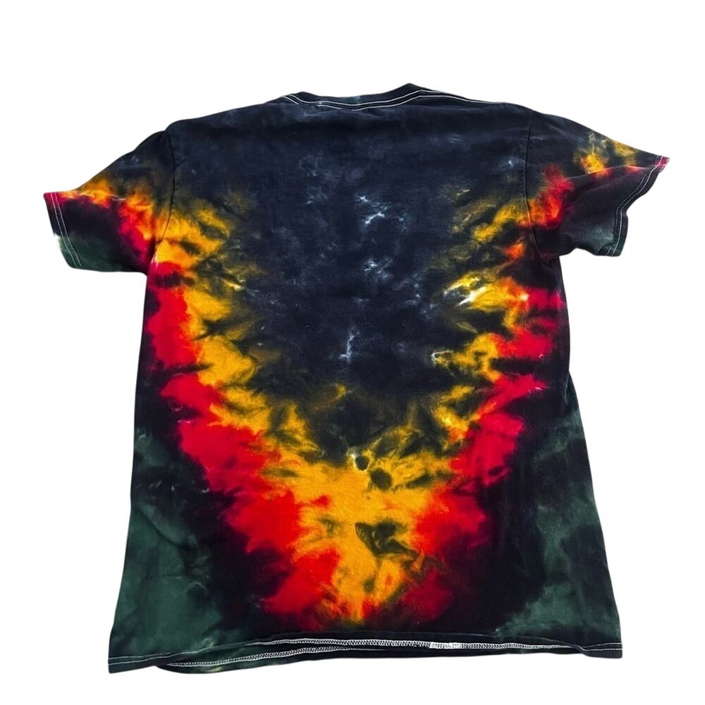 Rastafari Lion Tie Die T Shirt Size Medium Delta Pro Weight - Picture 5 of 5